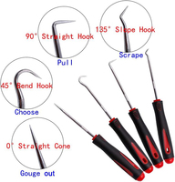 4Pcs Car Oil Seal Screwdrivers Set Car Auto Oil Seal O-Ring Seal Gasket Pick Puller Remover Pick Hooks Tools Car Repair Tools