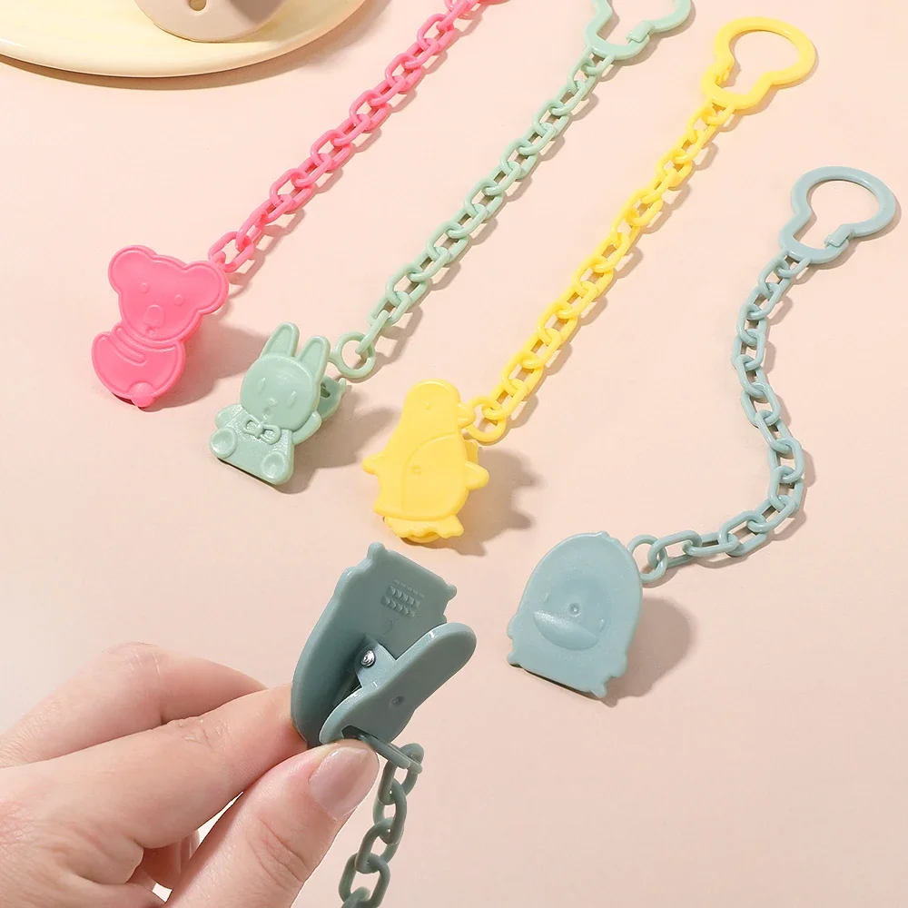 Baby Silicone Pacifier Chain Clip Dummy Nipples Holder Clips Babies Teething Chain Toy Gifts for Cute Baby Accessories Chupeta