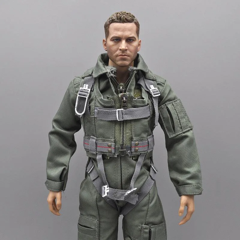 1/6 Mannen Soldaat Moderne Luchtmacht Groen Bodysuit Pak Militaire Jumpsuit Vest Kostuums Voor 12 "Action Figure Model