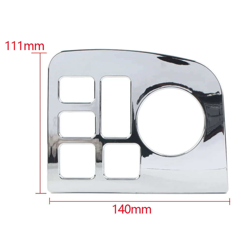 Gold Wing GL 1800 Motorcycle Control Accent Fairing Cover Chrome ABS Decor Trim Left For Honda Goldwing GL1800 2001-2011