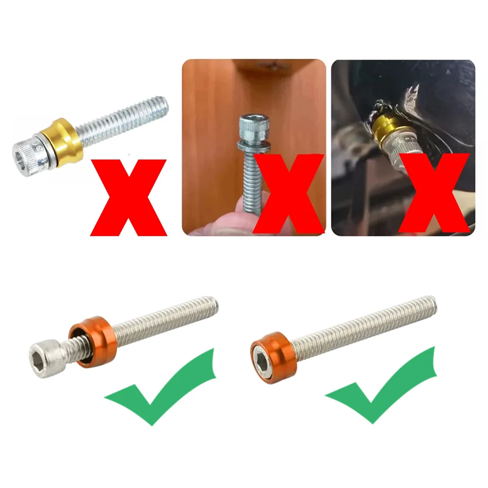 48Pcs Motorbike Engine Bolt Topper Caps Cover Aluminum For Harley Twin Cam Touring Road Glide Dyna Softail Sportster Trike