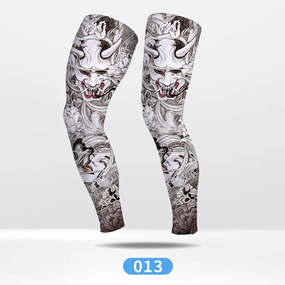 GTUBIKE Sommer-Rad-Kompressionsbeinschoner für Outdoor-Sportarten, schnelltrocknend, Knieschutz, Leggings für Laufen, Basketball, UV-Schutz