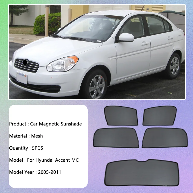 For Hyundai Accent MC Verna Super Pony Brio Attitude 2005~2011 Windshield Window Sunshade Privacy Shading Visor Auto Accessories