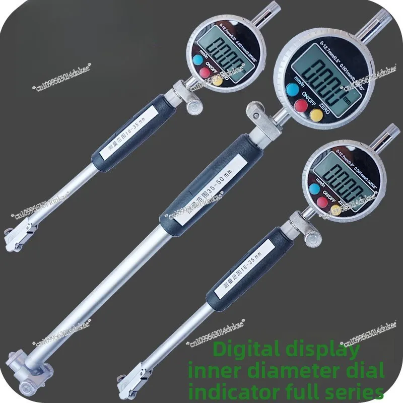 

Digital Inner Diameter Dial Meter 10-18-35 -50-160-250-450mm Electronic Inner Diameter Dial Meter Cylinder Meter