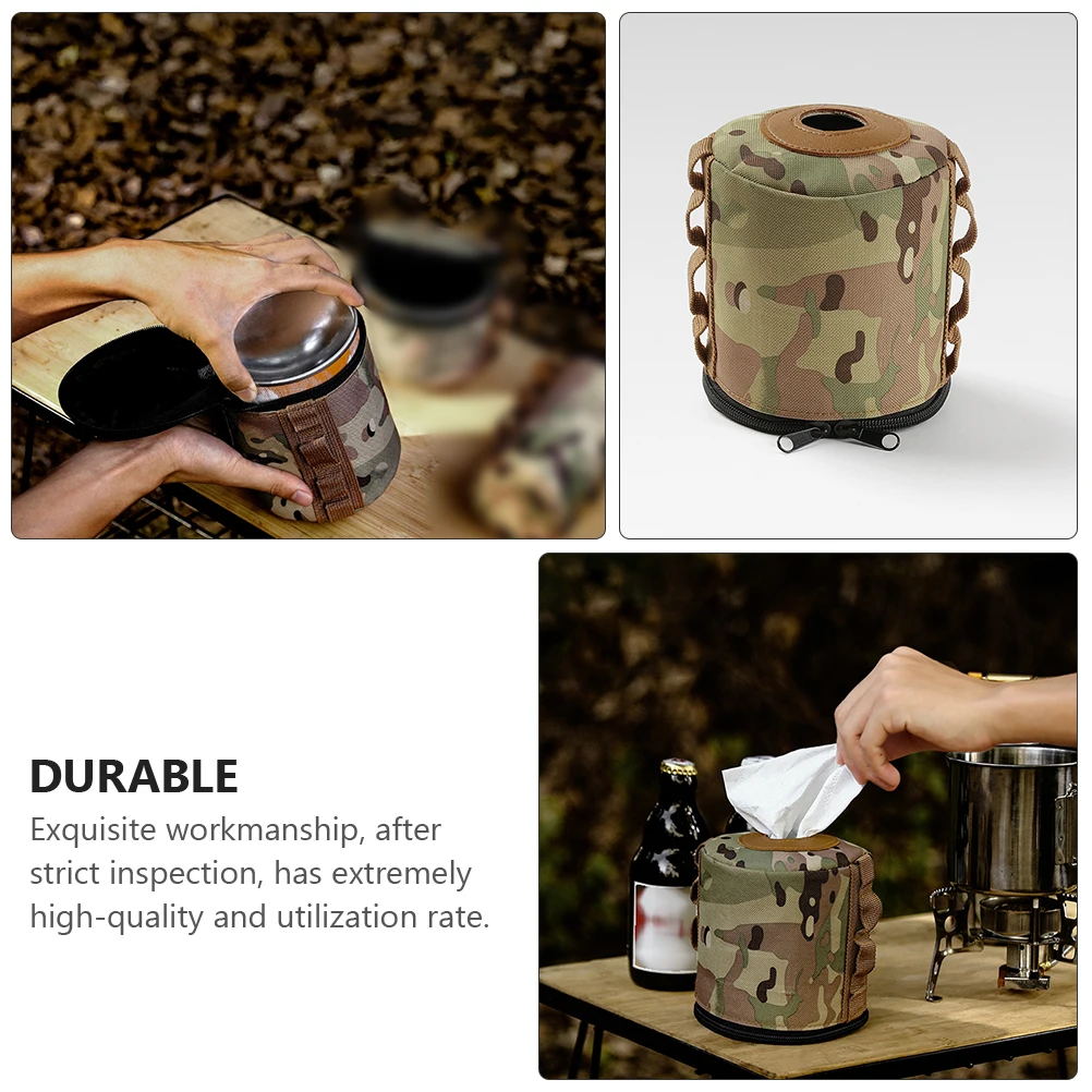 

Gas Tank Cloth Camping Portable Storage Outdoor Canister Oxford Cloth Bag Cover Gas Tank Cover Foldable High Quality