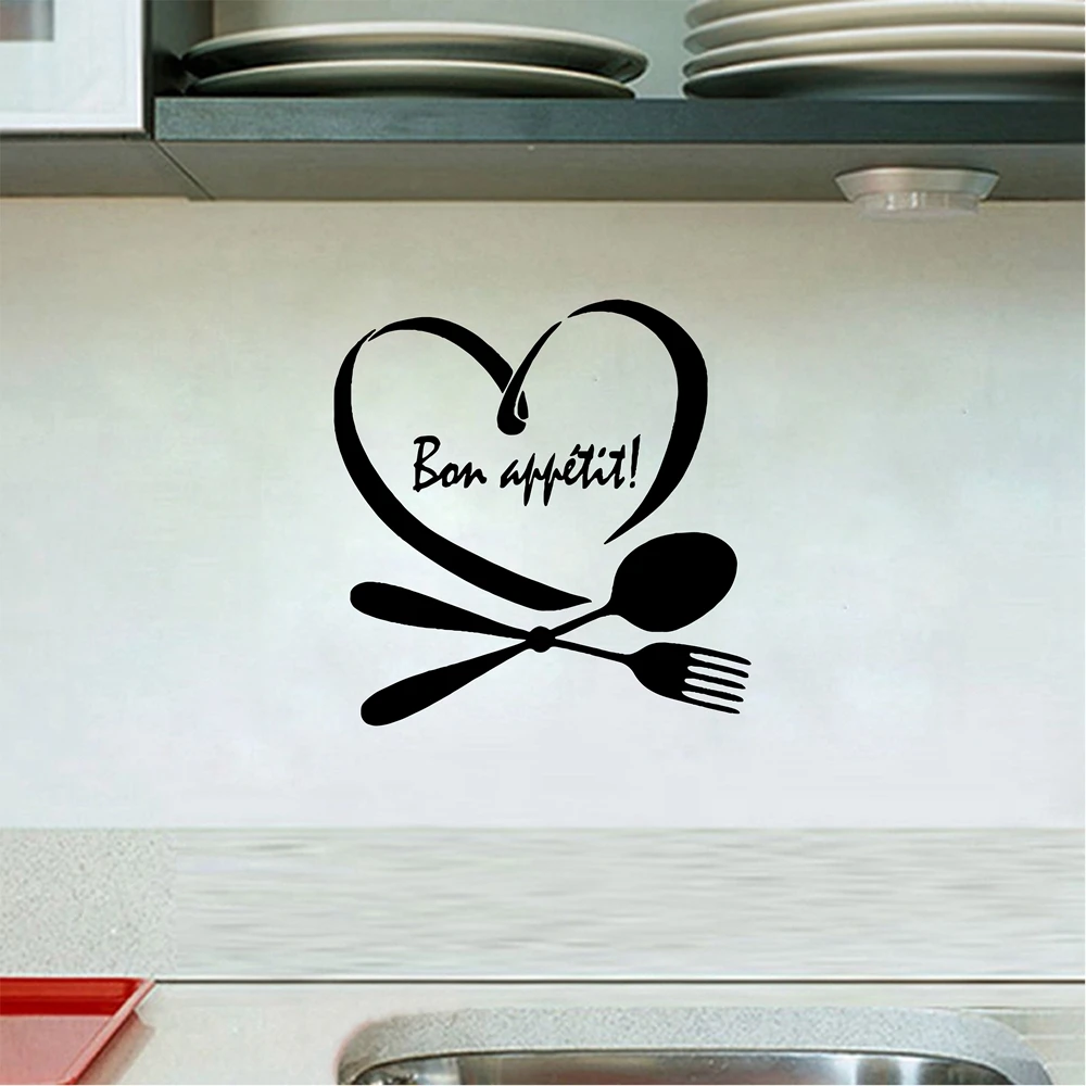 1pc kitchen waterproof wall sticker vinyl self-adhesive art sticker suitable for kitchen dining room home wall decoration diy