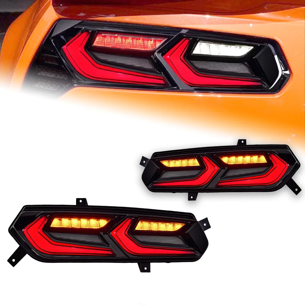 

AKD Car Styling for Chevrolet Corvette Tail Lights 2014-2019 New LED Tail Lamp DRL Dynamic Signal Reverse auto Accessories