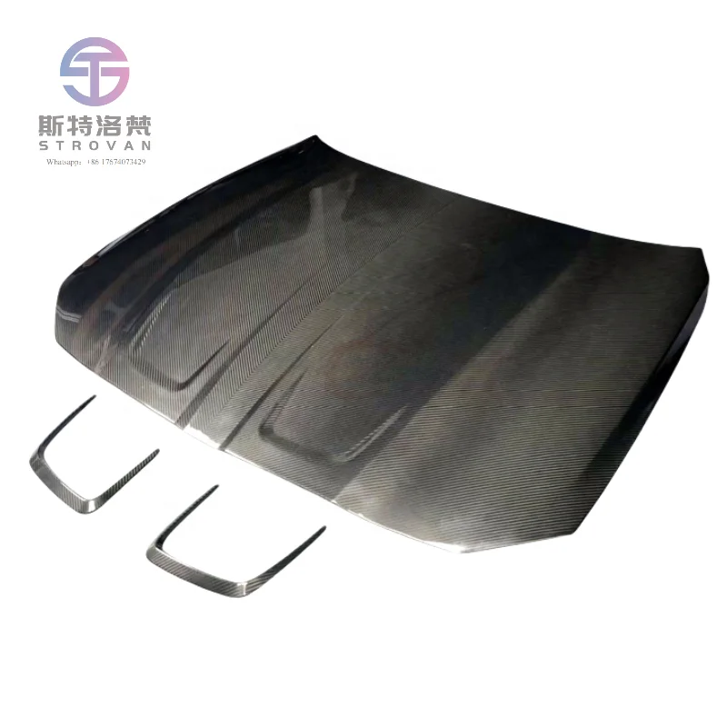 

OEM Style Dry Carbon Fiber Hood and Hood Trim for M3 M4 G80 G82 OEM Style Dry Carbon Fiber Bonnet