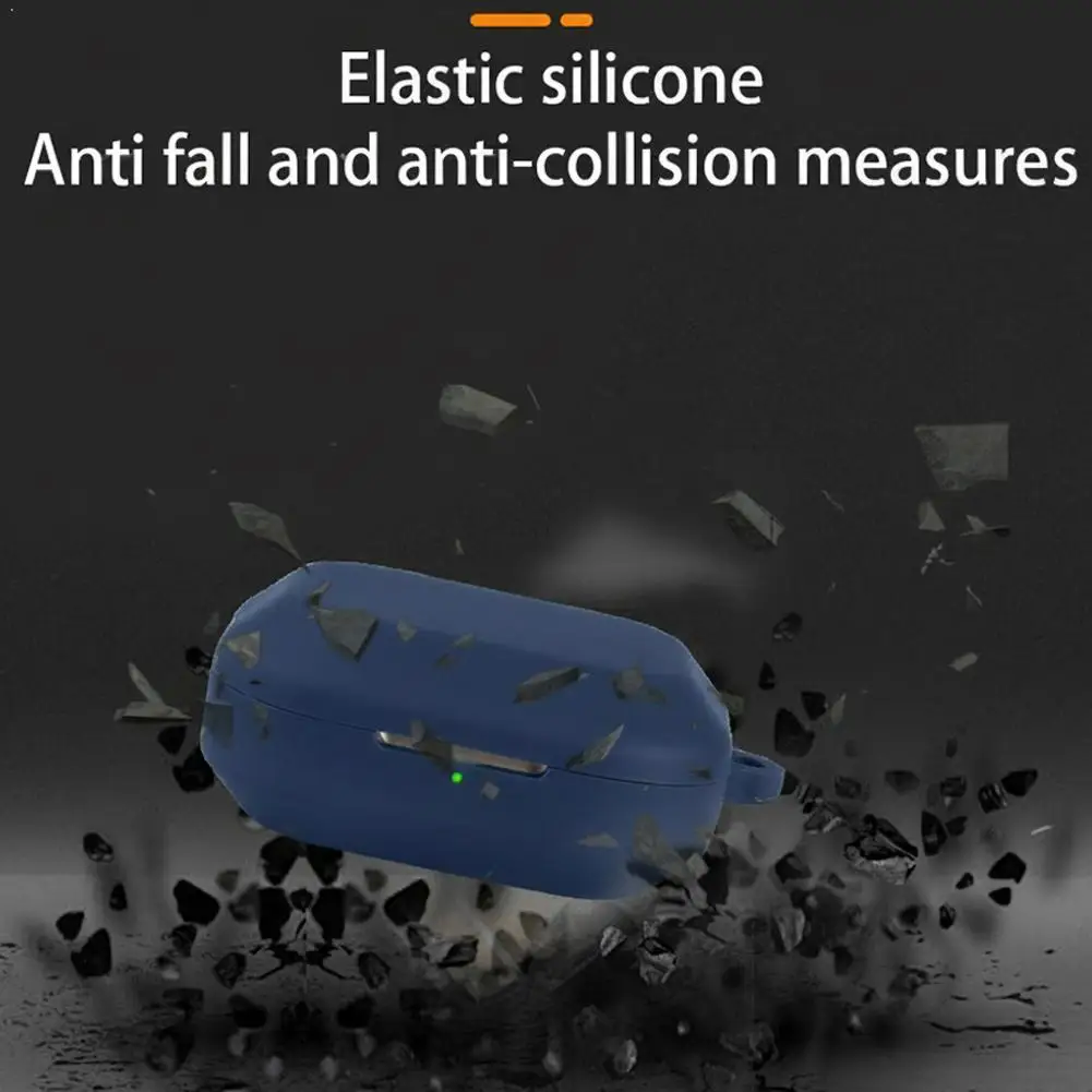 Silicone Protective Case For Realme Buds Air8 Wireless Headphone Protector Case Shell Housing Charging Case Anti-dust Sleeve