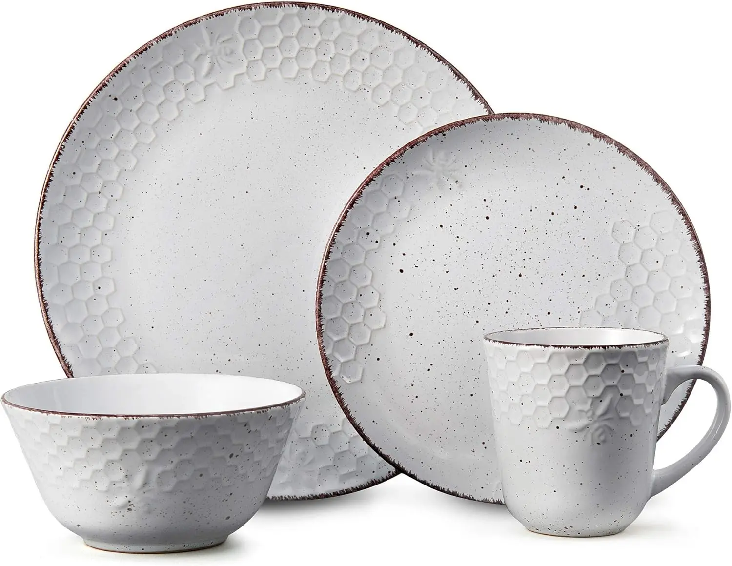 

Bumble Bee 16 Piece Dinnerware Set, Service For 4
