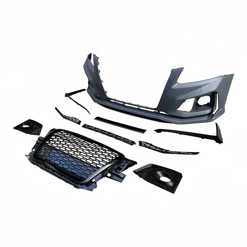 

Suitable for Upgrading 08-12 Q5 with the New RSQ5 Molded PP Bumper Kit Including Bumpers Grille Exhaust Pipe