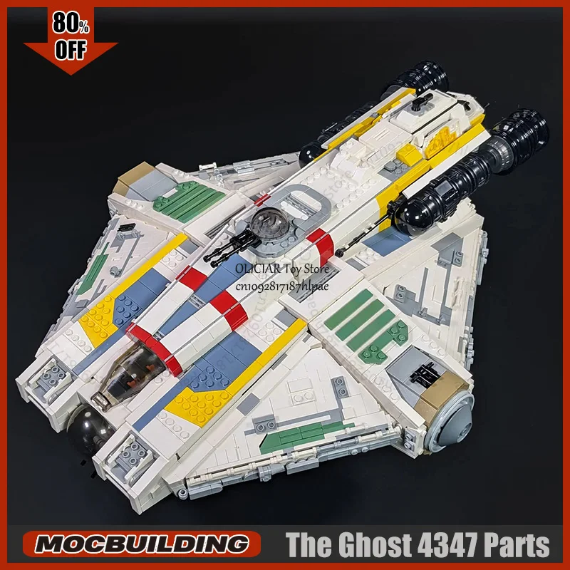 

Космический фильм «Призрак» MOC, строительные блоки, набор линконов, образовательная коллекция игрушек, технологические кирпичи, сборка «сделай сам», рождественские подарки