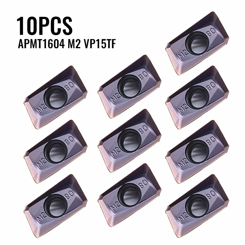 Achieve Optimum Performance in Large Scale Cutting 10pcs APMT1604PDER M2 VP15TF Carbide Inserts (130 characters)