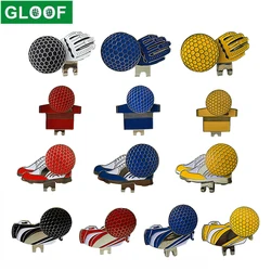Marca de bola de golfe com clipe de chapéu de golfe liga magnética birdie one putt eagle tigre boné luva design marcador de golfe das mulheres dos homens navio da gota