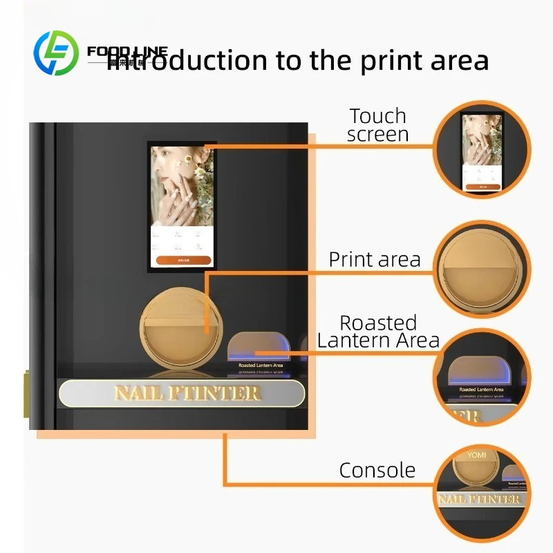 Self-Service Nails  Vending Machine Nail Art Machine Automatic 3D Nails  Beauty Vending Machine for Sale