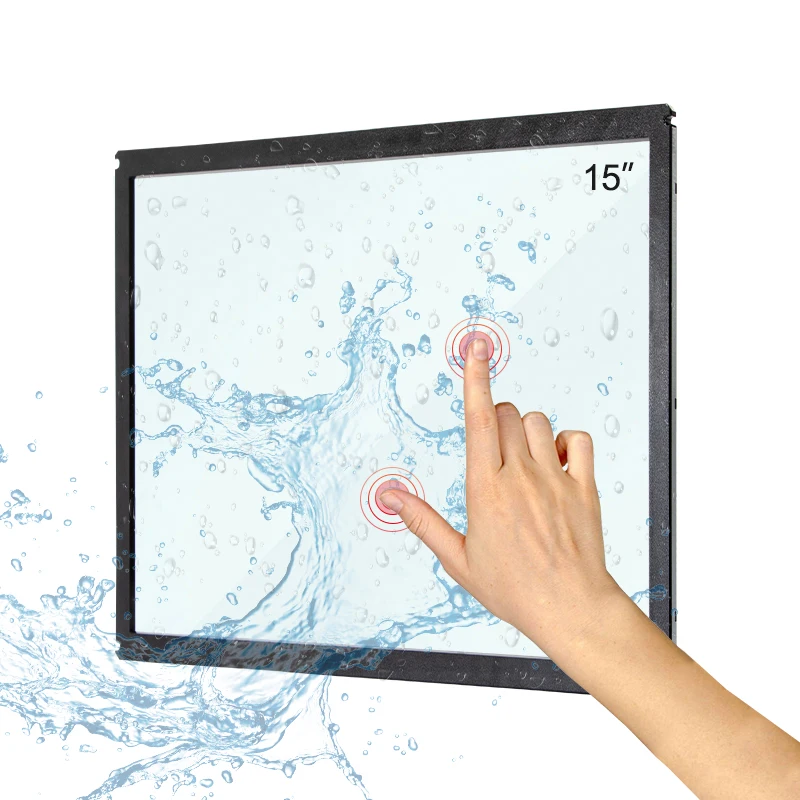 17 Inch IR 10-Point IR Touch Panel IP65 Waterproof Rating With High Transmittance For Hospital Outdoor Terminals