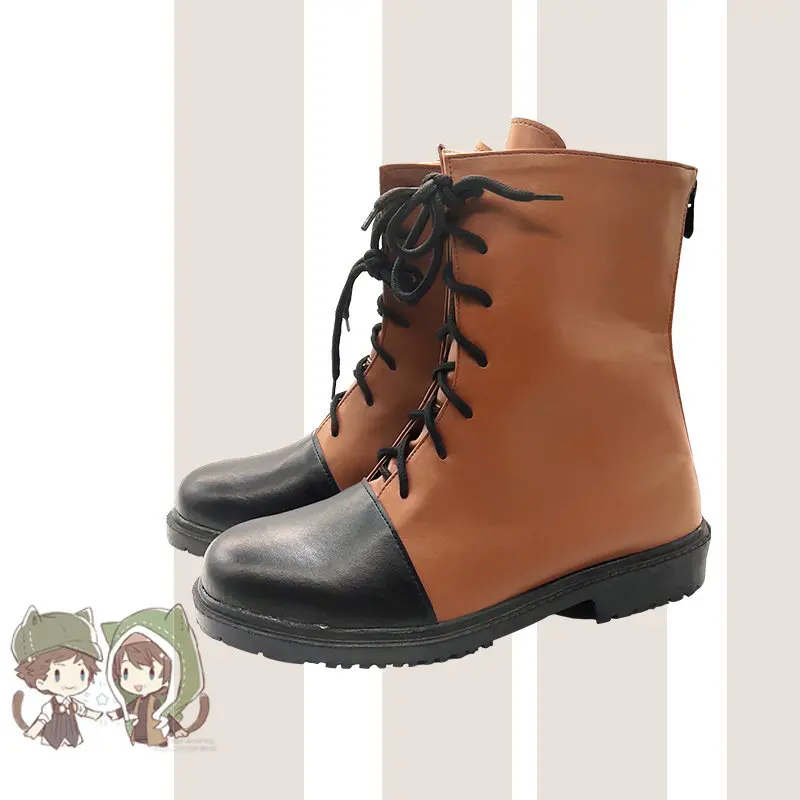 anime-identity-v-naib-subedar-‌-chaussures-de-cosplay-bottes-courtes-en-cuir-pu-marron-pour-halloween-et-carnaval