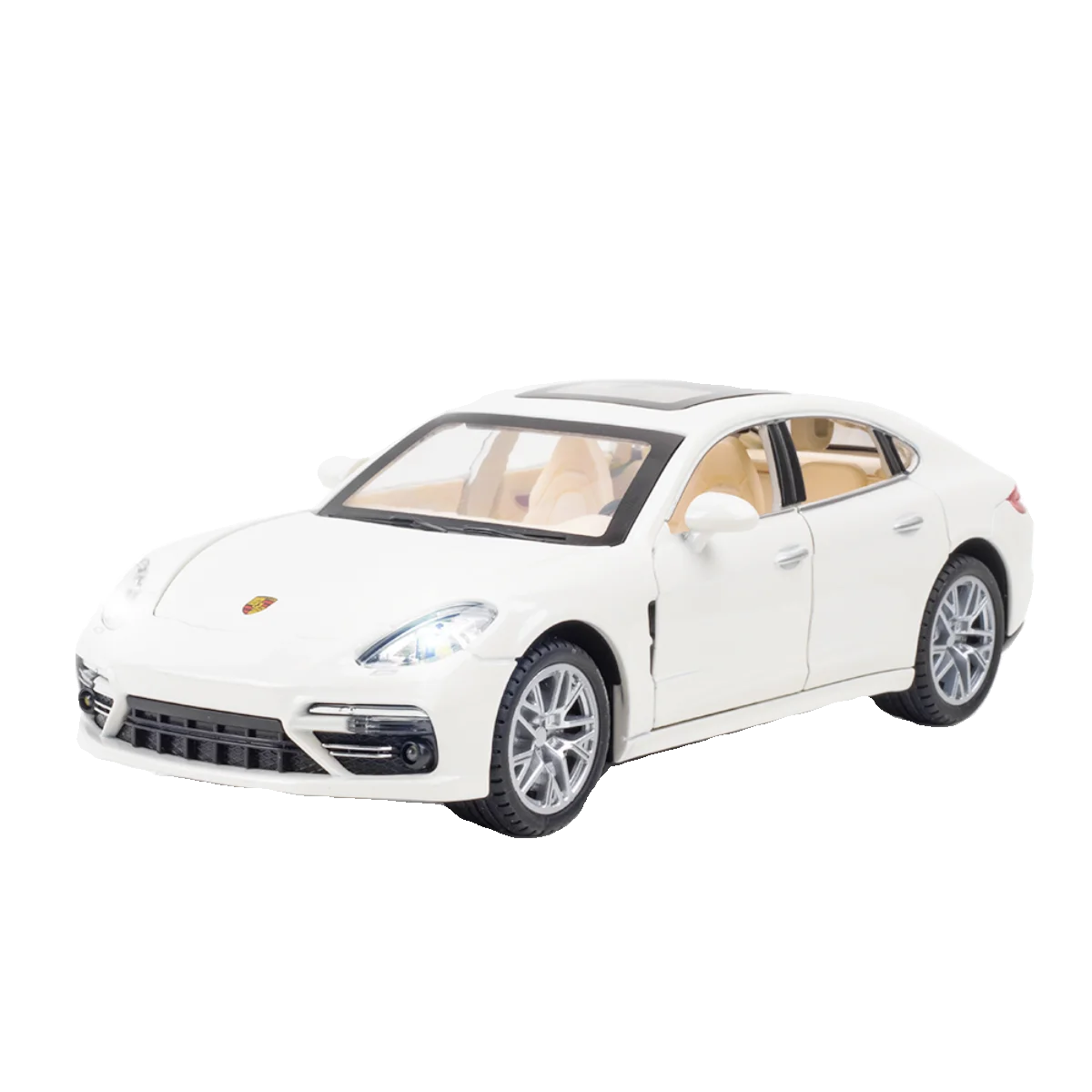 1:24 Porsche Panamera aleación Diecasts y vehículos modelo de juguete simulación sonido y luz tirar hacia atrás juguetes para niños colección regalo