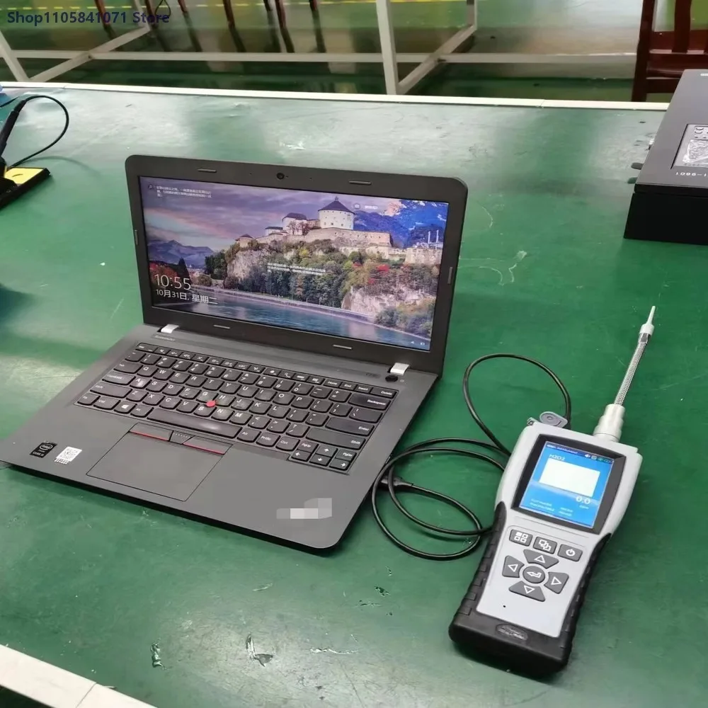 0-500PPM Portable Hydrogen Peroxide Gas Detector with Sound Light Alarm 3000mAh Battery 12-Month Warranty