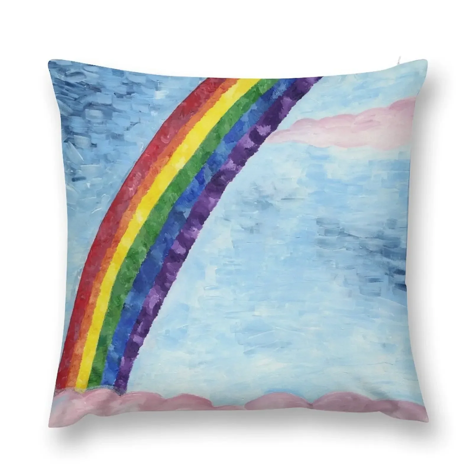 

Rainbow in the Clouds Throw Pillow luxury sofa pillows luxury home accessories Cushion Cover Sofa Cover pillow