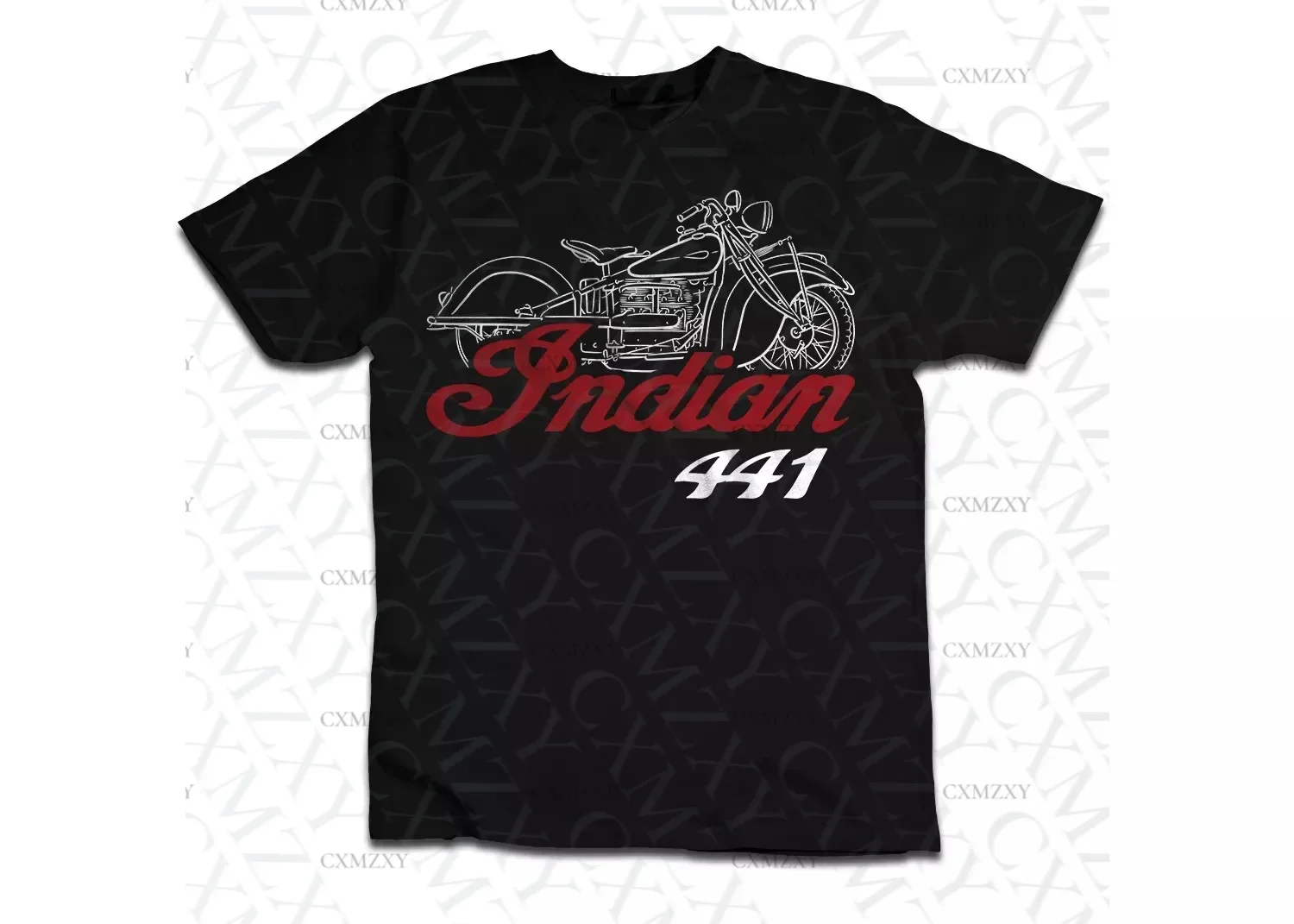 

2026 Men T Shirt Casual Indian Series 441 1936-1941 Motorcycle for Bikers T-shirt Graphic Summer Short Sleeves 100% Cotton S-3XL