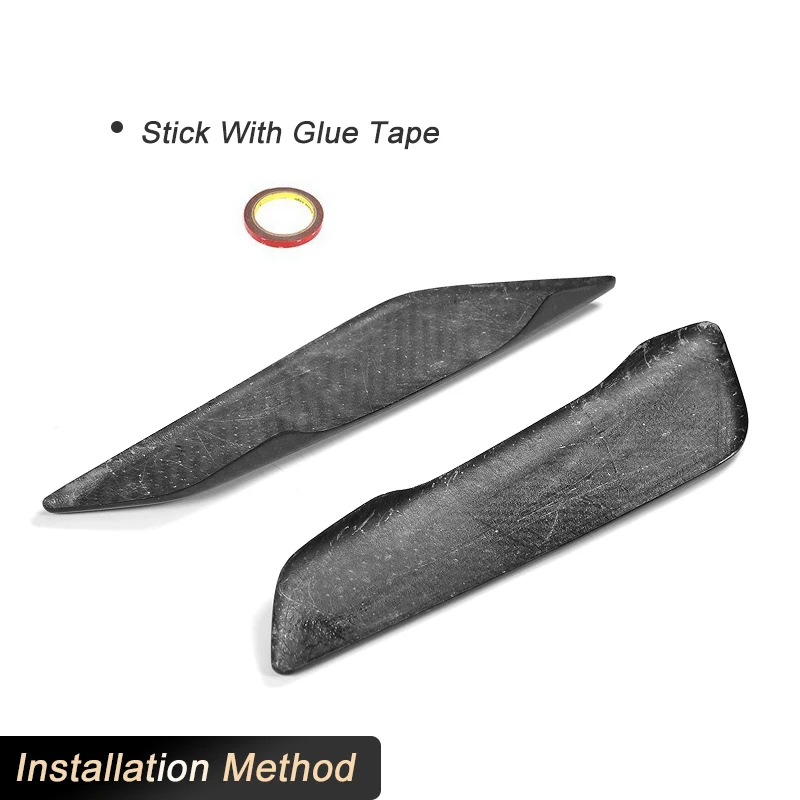 

Prepreg Dry Carbon Car Side Fender Vents Trims for BMW 5 Series G30 G31 G38 M Sport Base Sedan 2017 2018 Front Air Vents Fins