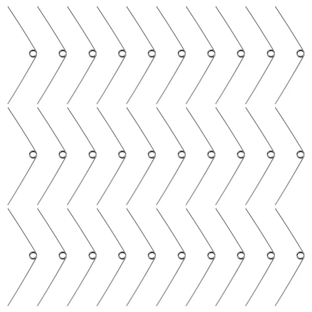 

30Pcs Stainless Steel Torsion Springs 0.5mm Wire Diameter 4.5mm OD 120 Degree Deflection Mechanical Torsion Springs