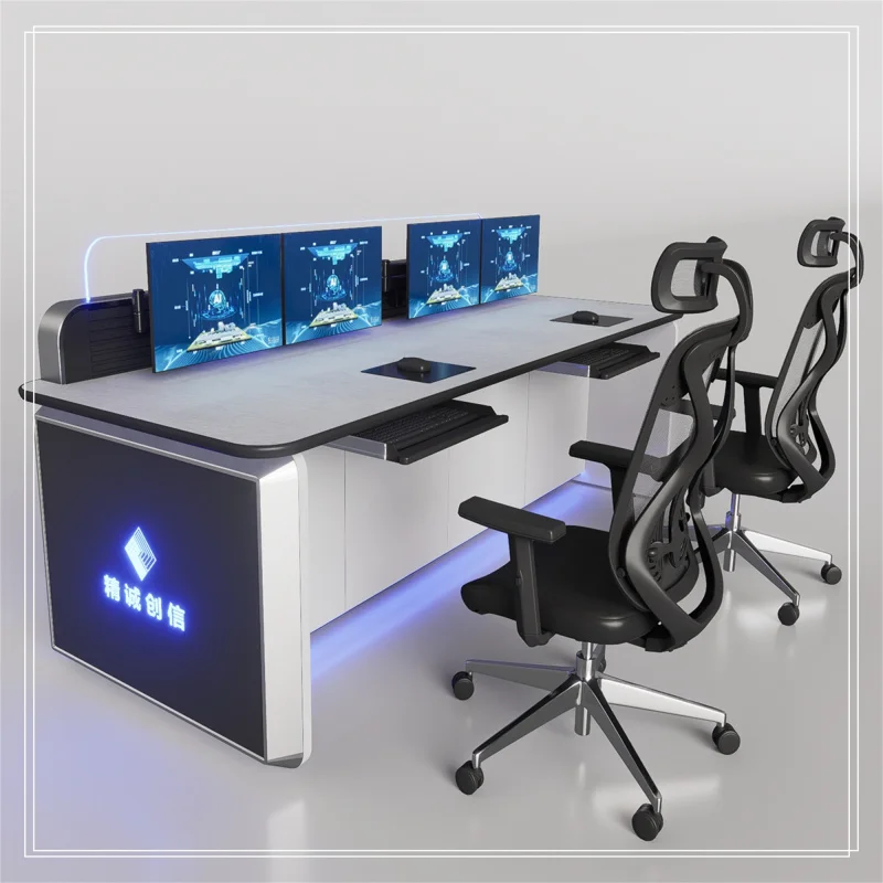 custom.Customized Size Call Center Workstation China Designed Security Monitoring Control Room Console Office Desks