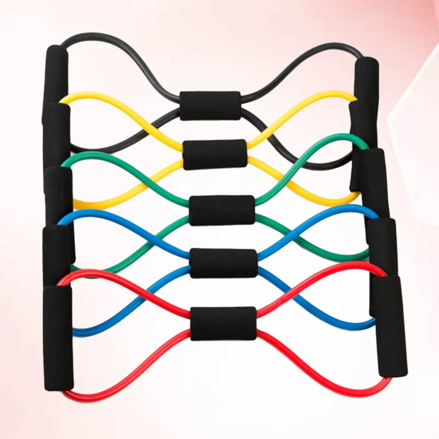 

5 Pcs Chest Shaping Band Expander Stretch Bands Number Yoga Tube Resistance Girl Fitness