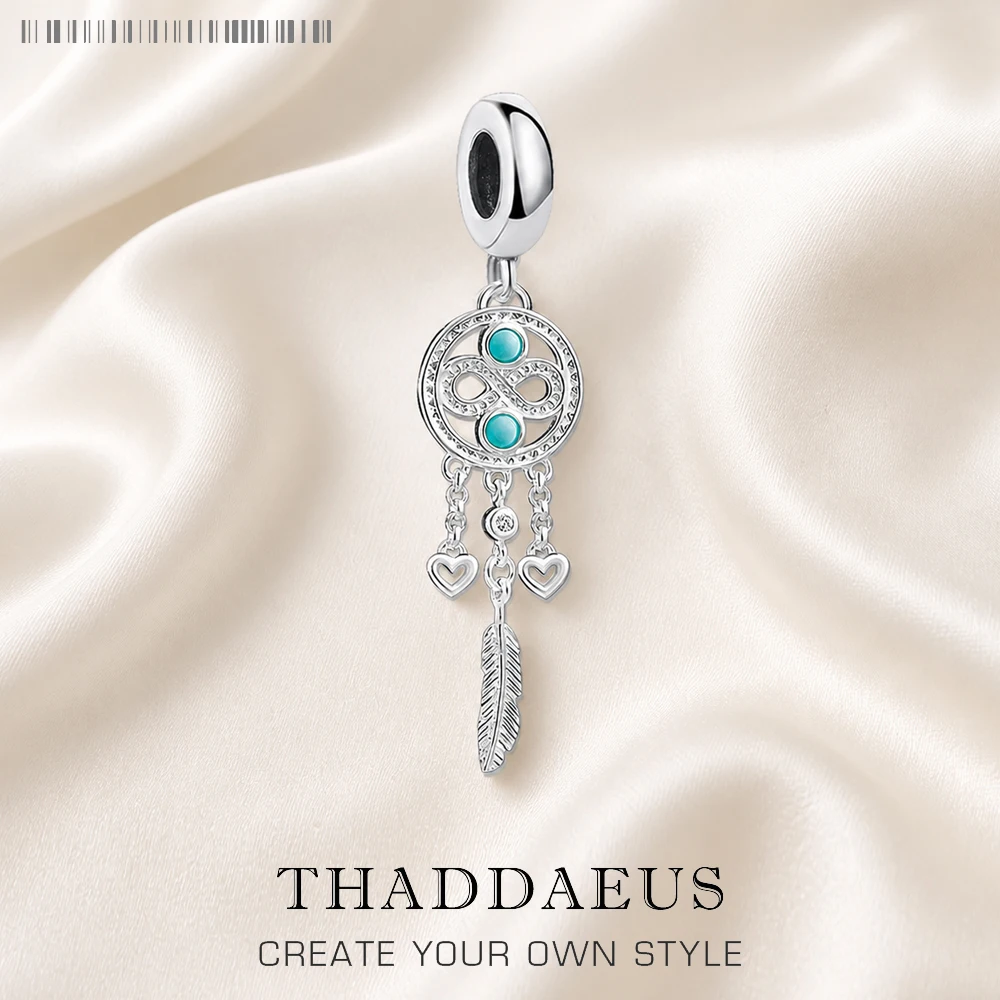 Dreamcatcher Infinity Dangle Charm Pendant For Women Brand New 925 Sterling Silver Romantic Gift