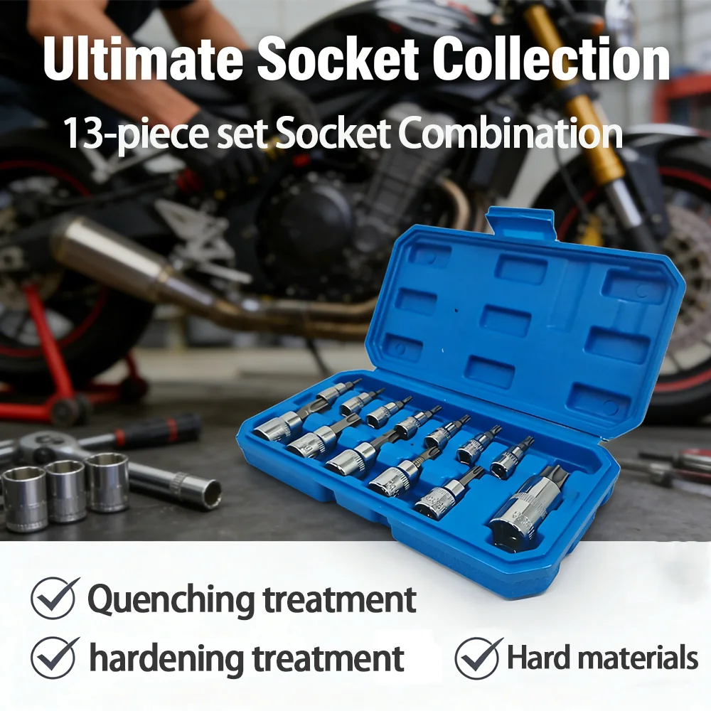 13Pcs Torx Bit Sock…