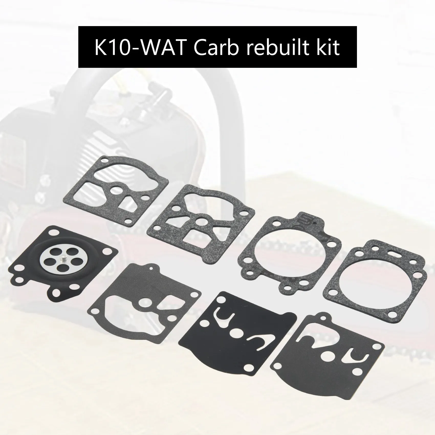 New Pack of 2 K10-WAT Carburetor Repair Kit for Walbro Carb Poulan Craftsman Chainsaw Trimmer Weedeater Leaf Blower