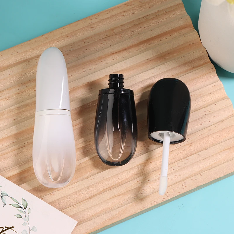 4ml Gradient Irregular Shaped Lip Gloss Bottle Plastic Refillable Bottles Liquid Lipstick Container Lipgloss Sample Empty Bottle
