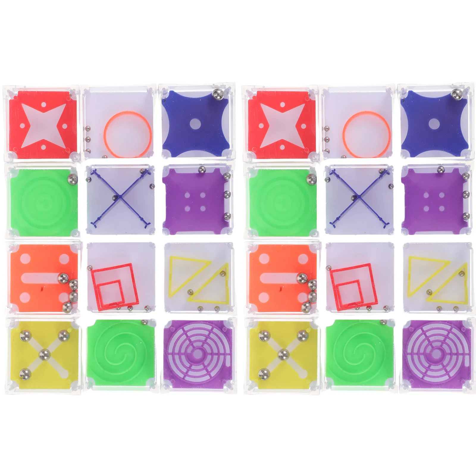 

24Pcs Mini Balance Maze Ball Handheld Game Stress Relief Brain Teaser Puzzle Party Favors Portable Puzzle Game for Kids Adults