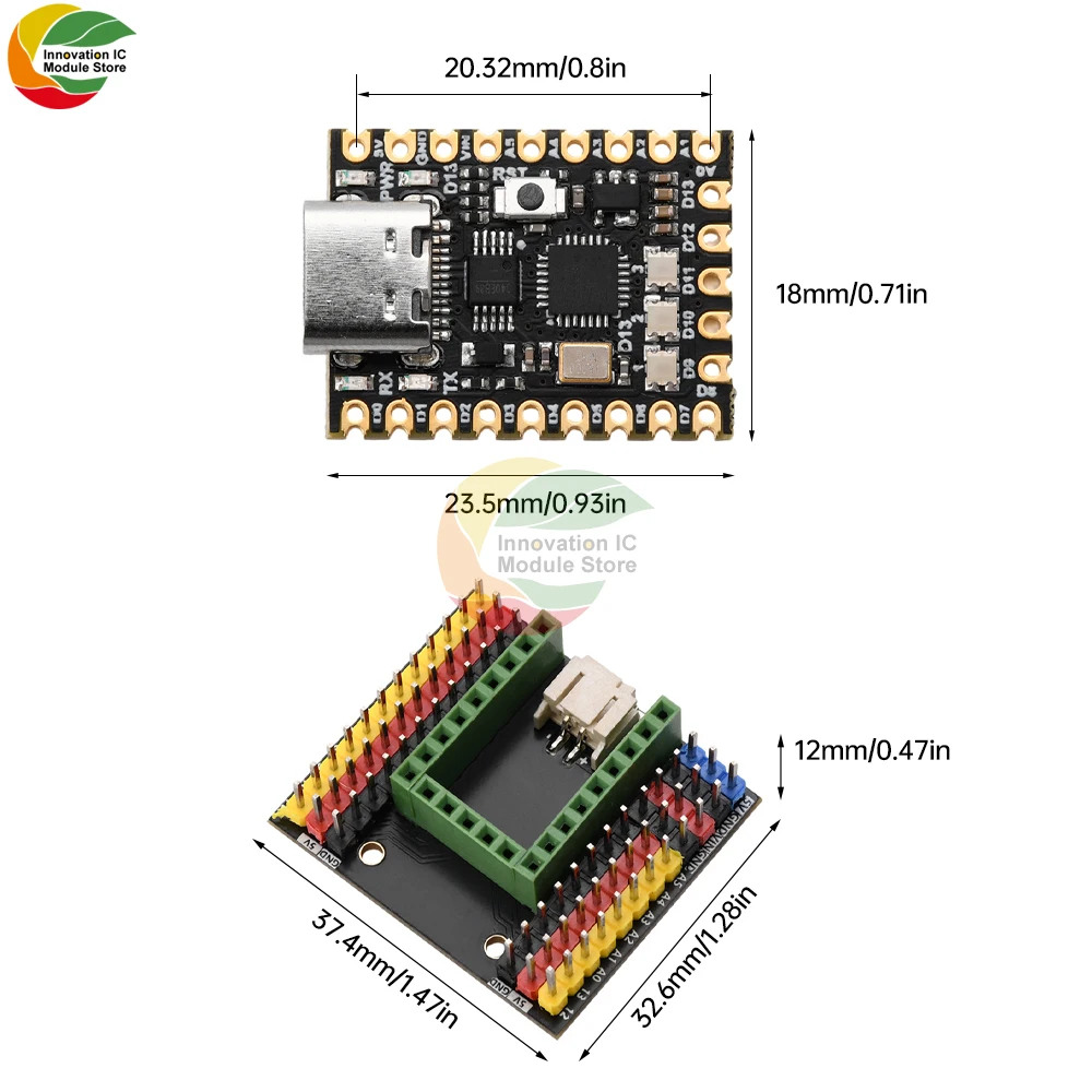 Nano V3 Atmega328P MCU Core Board Welding Development Board Improved Version Module For Arduino