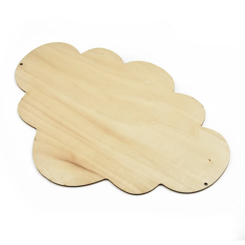 Cloud Mirror 33*23cm Plywood 1x Decoration Wear-resistance Wooden Bathroom Bedroom Home Lovely Small 33*23cm New