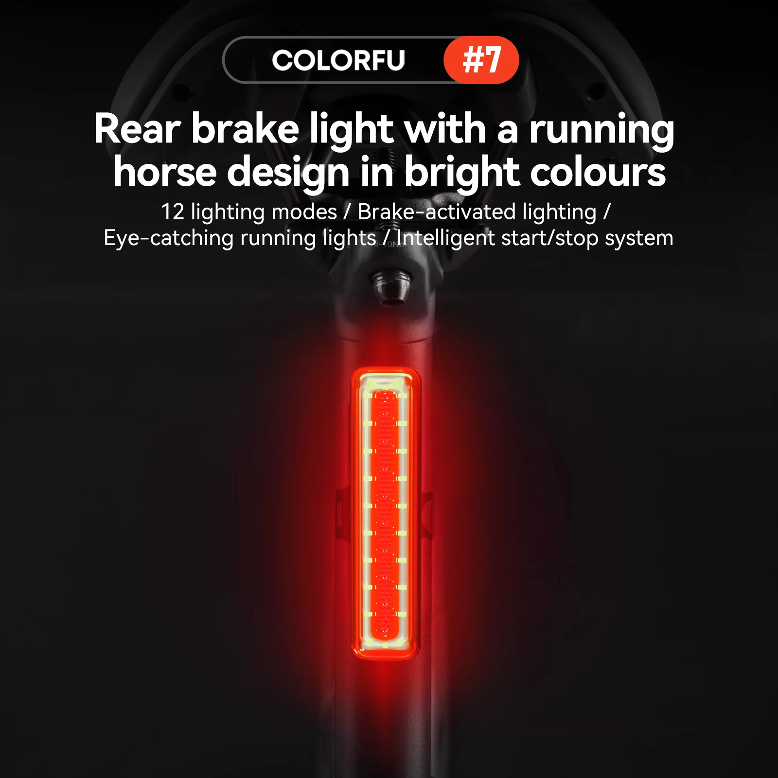 

Велосипедный фонарь CYCLAMI: водонепроницаемый задний фонарь для велосипеда, светодиодный сигнальный фонарь безопасности, задний фонарь для седла, аксессуары для велосипеда
