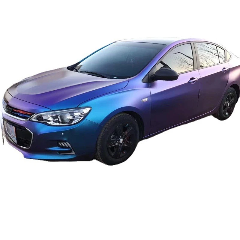 Streamer Aurora color car color changing film bright surface whole body matte paint surface protective film