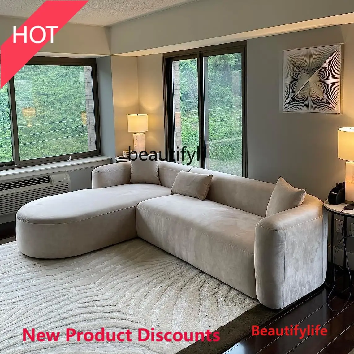 J46 Modern L Shaped… - image