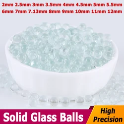 50-10000pcs Solid Glass Balls 2/2.5/3/3.5/4/5/6/7/8/9/10/11/12mm Transparent High Precision Anti Boiling Ball Oscillation Bead