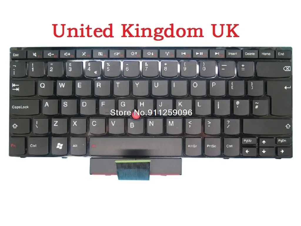 

Keyboard For Lenovo For Thinkpad Edge E420 E420S S420 E425 E320 E325 English US UK Hungary HU HG Japanese JP JA 04W2594 04W2631