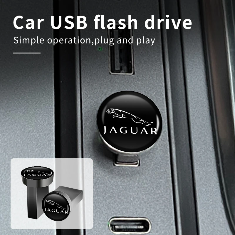 Car USB Flash Drive Memory Stick For Jaguar XF XJ XE S-Type F-Type X-Type F-Pace I-Pace E-Pace XFR XKR