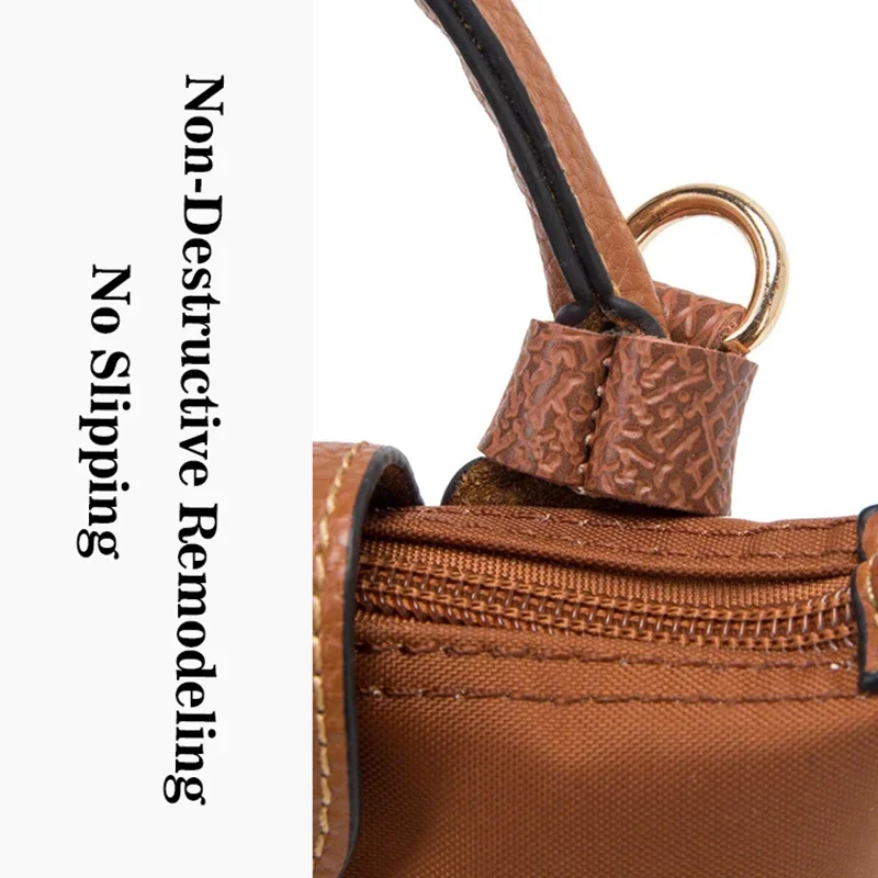 New Adjustable Length Bag Strap For Longchamp Mini Bag Free Punching Modification Transformation Accessories for Shoulder Strap