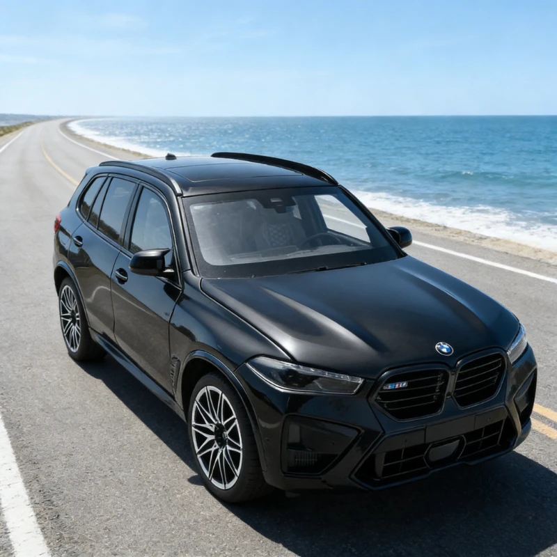 

Модель внедорожника 24 X5M из сплава с эффектами звука и света - декоративная фигурка для дома, игрушка-сюрприз, подарок для детей