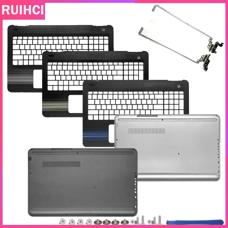 

New Laptop For Pavilion TPN-Q172 TPN-Q175 15-AU 15-AW 15-AL Palmrest Upper Top Case/Bottom Base Cover Keyboard No/With Backlight
