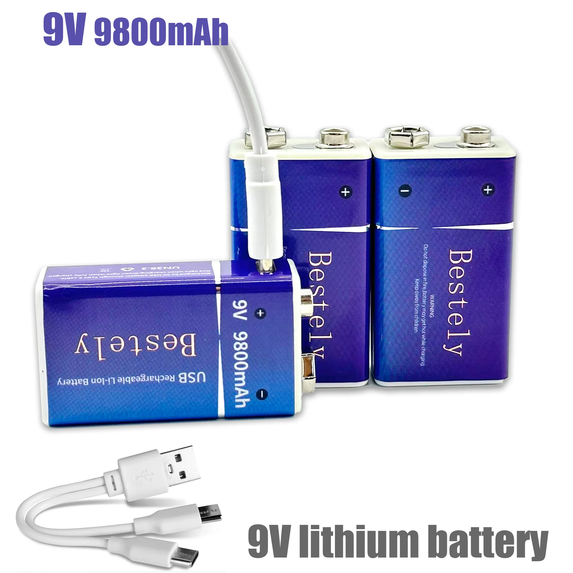 New 9V Rechargeable…