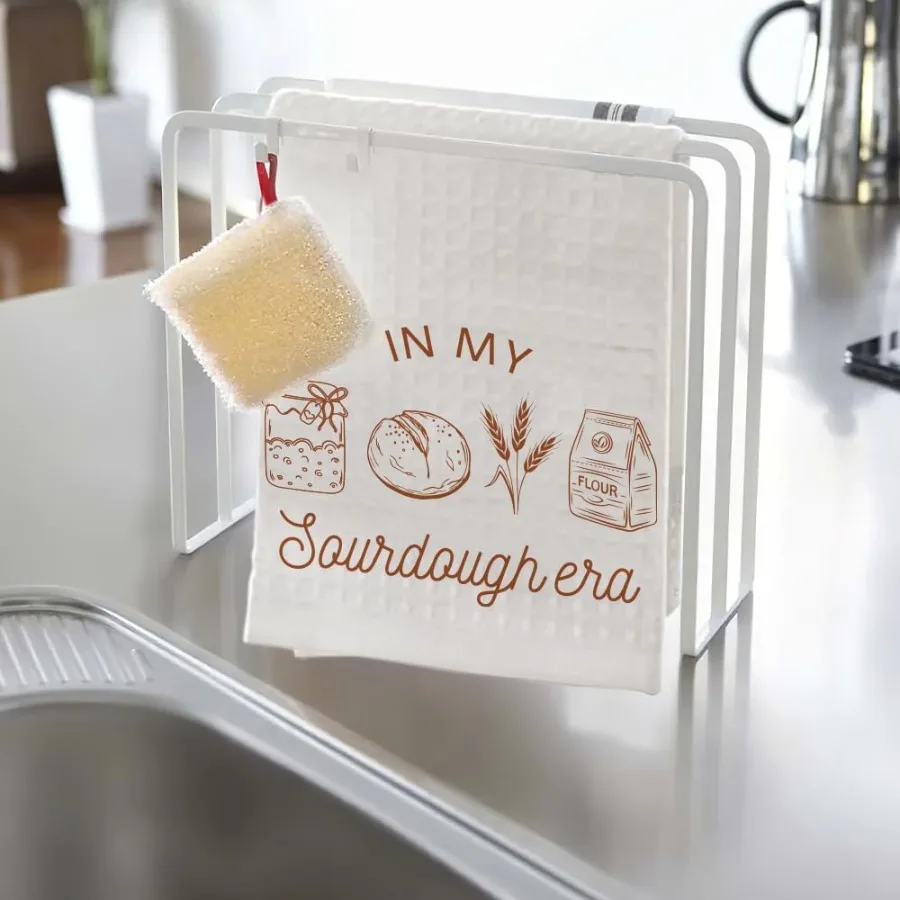 في عصري العجين المخمر كيس الدقيق العجين المخمر مناشف المطبخ مضحك العجين المخمر منشفة المطبخ هدايا لخبز أمي الجدة العجين المخمر Bre