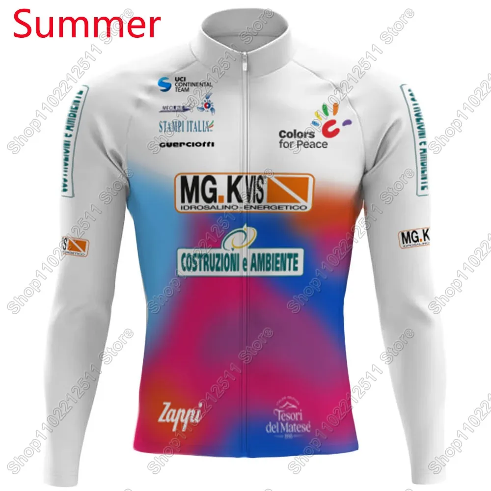 Suit MG.K vis 2025 Cycling Jersey Set Long Sleeve Winter Summer Cycling Clothing Men Road Bike MTB Jacket Suit Pants Bib Tights