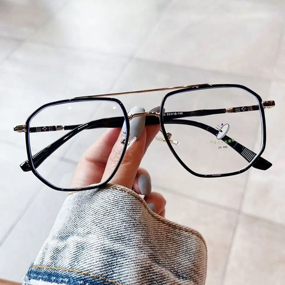 Anti-Blaulicht-Brille für Damen und Herren, übergroßer optischer Rahmen, Augenschutz, ultraleichte Brille, Büro-Computerbrille