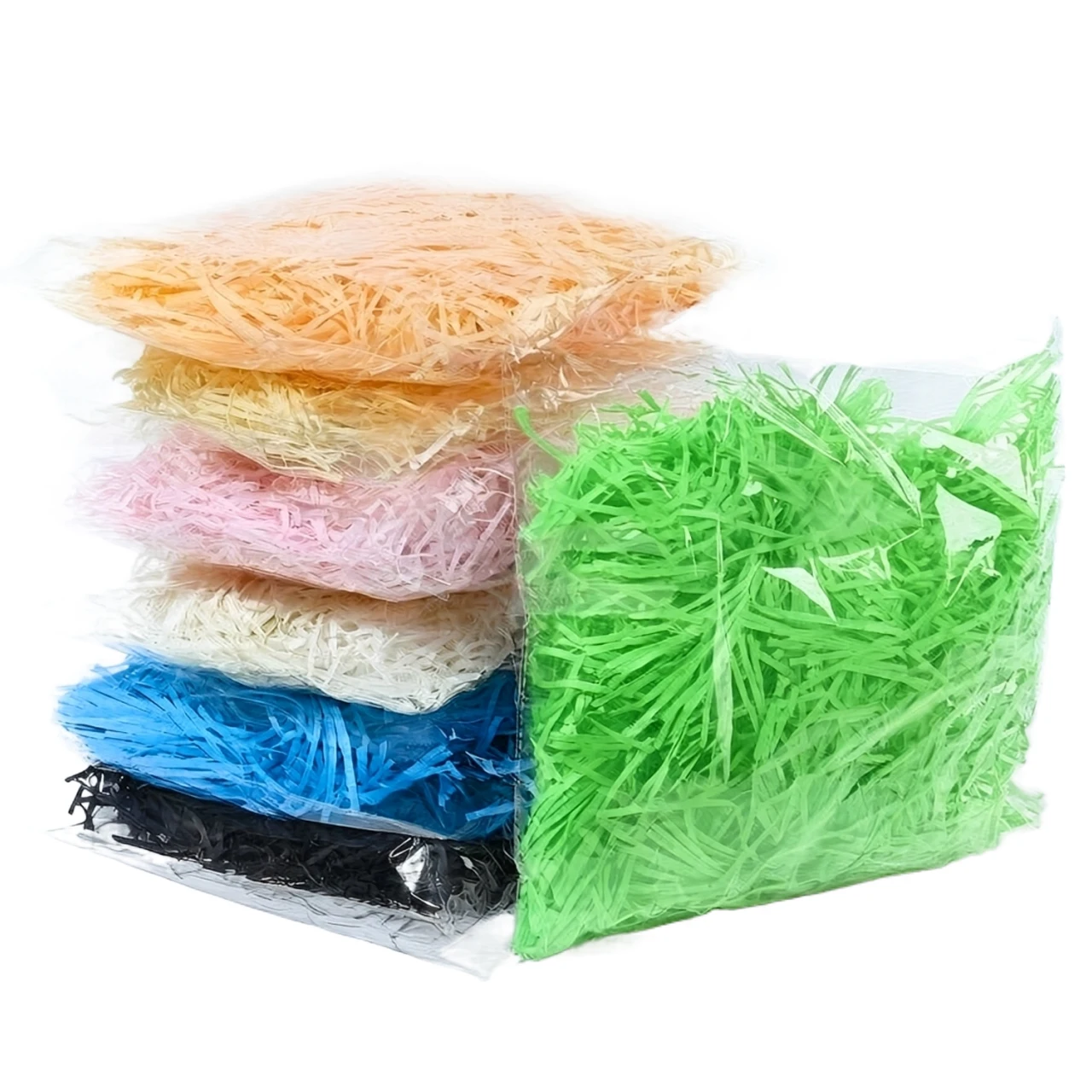 Crinkle Cut Raffia Shredded Paper Filler – Shredded Filler Pack for Gift Box Stuffing and Holiday Package Cushioning TMZ